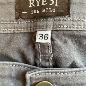 Rye 51 The Silo Grey Denim‎ Jeans Mens 36 Made in California Straight Leg